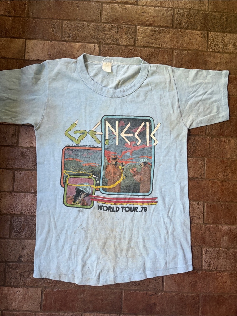Vintage Genesis concert T from 1978